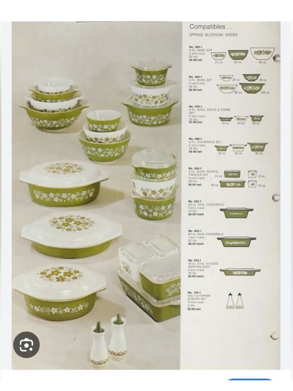 Pyrex Nesting Mixing Bowl. Spring Blossom 1970s #443 - Picture 14 of 16